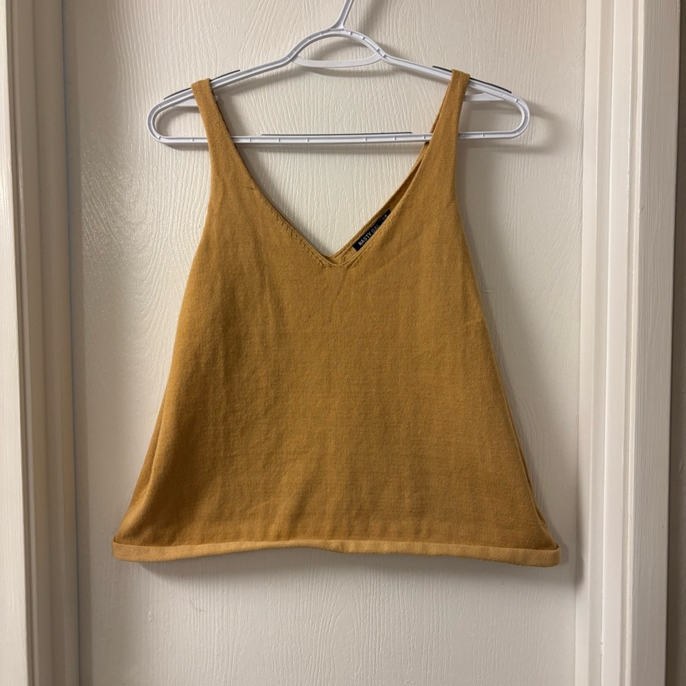 Nasty Gal Mustard Camisole Top